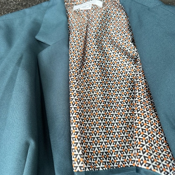 Light teal blue blazer - Picture 2 of 9